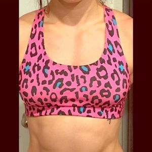 Cheetah print sports bra size S